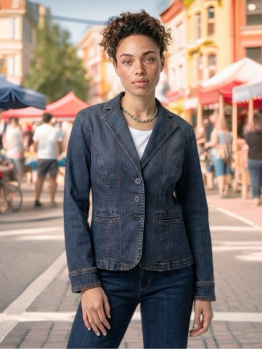 ❤️Price Drop❤️Host Pic❤️ St. John's Bay Blue Blazer Tailored Fit